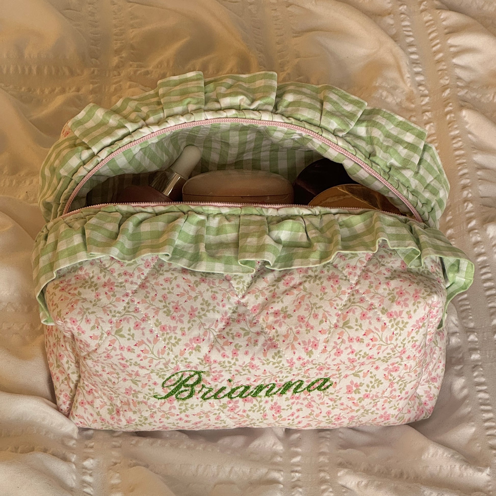 Spring Tulip Ruffle Bag