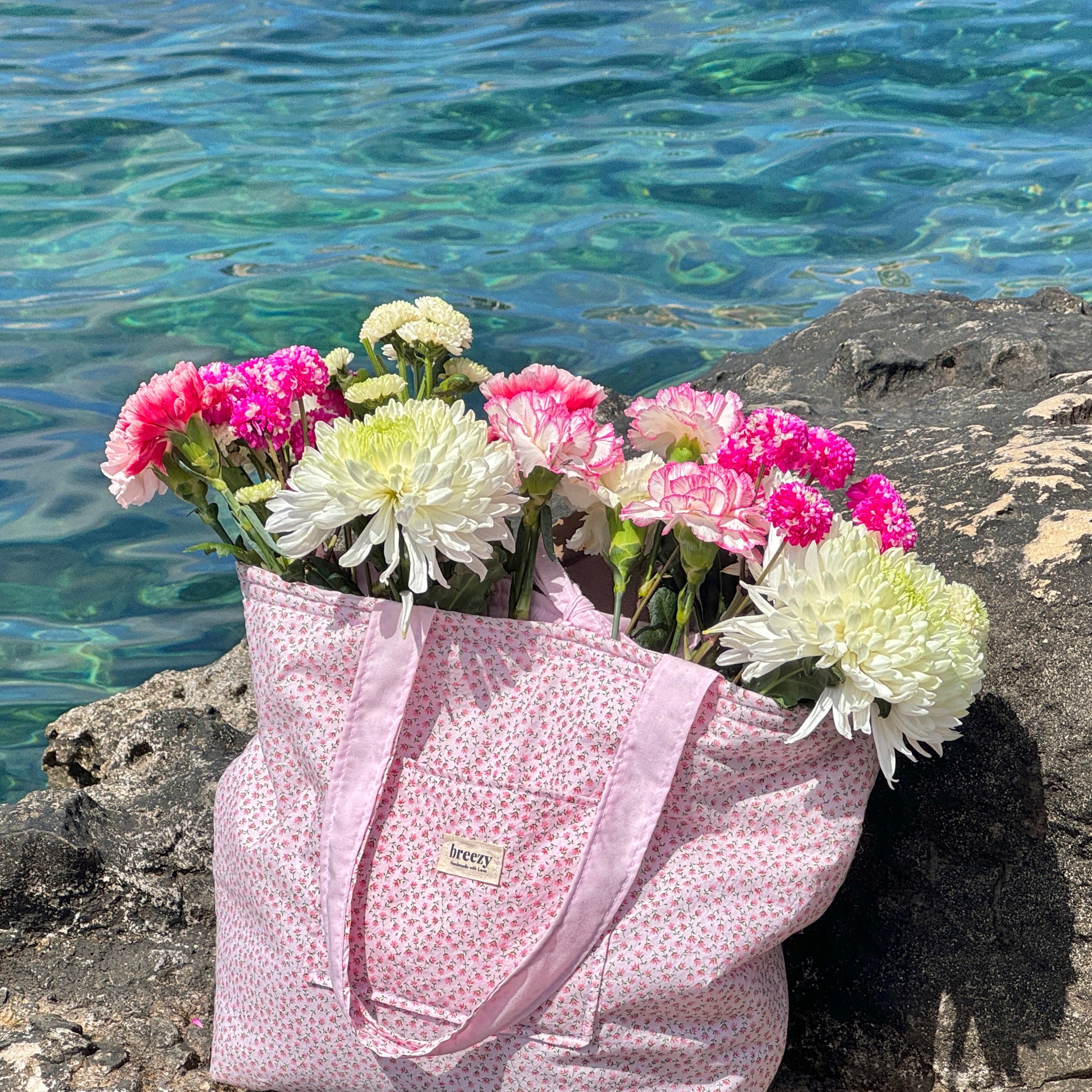 Pink Daisy Tote