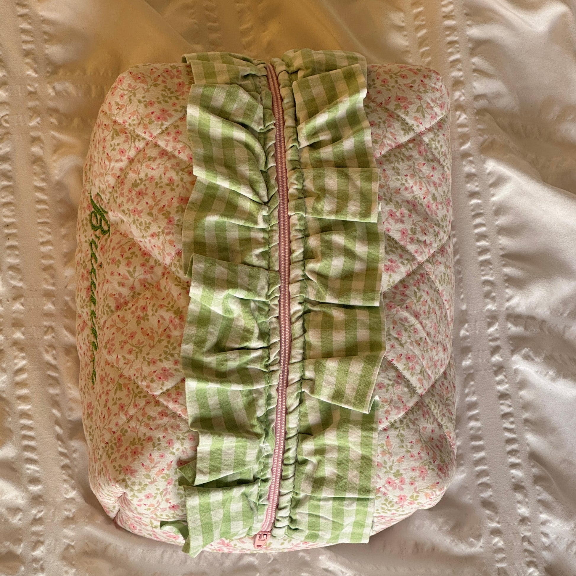Spring Tulip Ruffle Bag