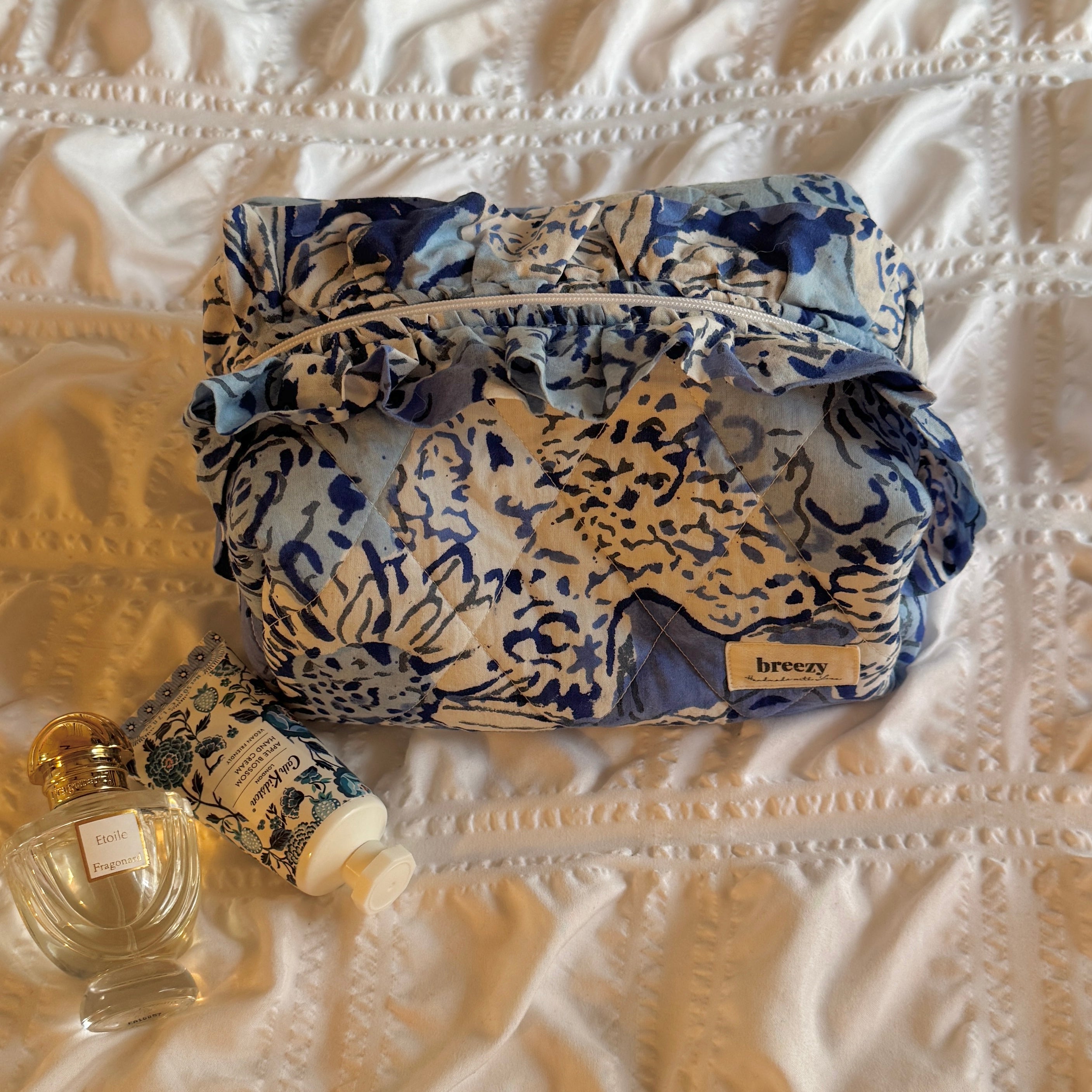 Azure Ruffle Bag – Breezy