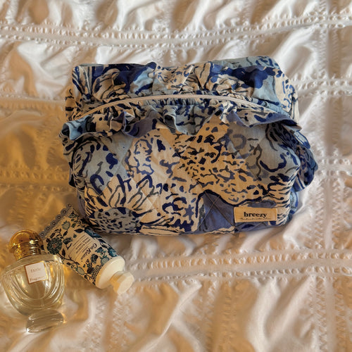 Azure Ruffle Bag
