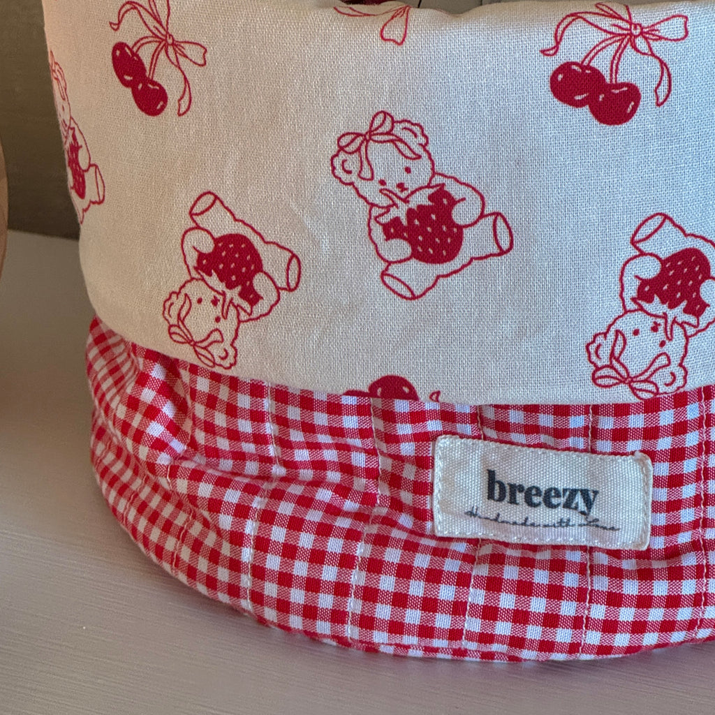 Cozy Teddy Slouchy Vanity Basket